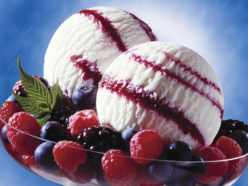 Beep Cafe Blueberry Ice Cream